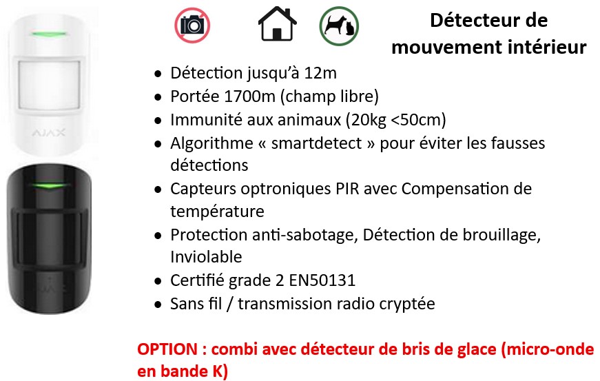 device alarme et vidéosurveillance - 05 indoor motion protect