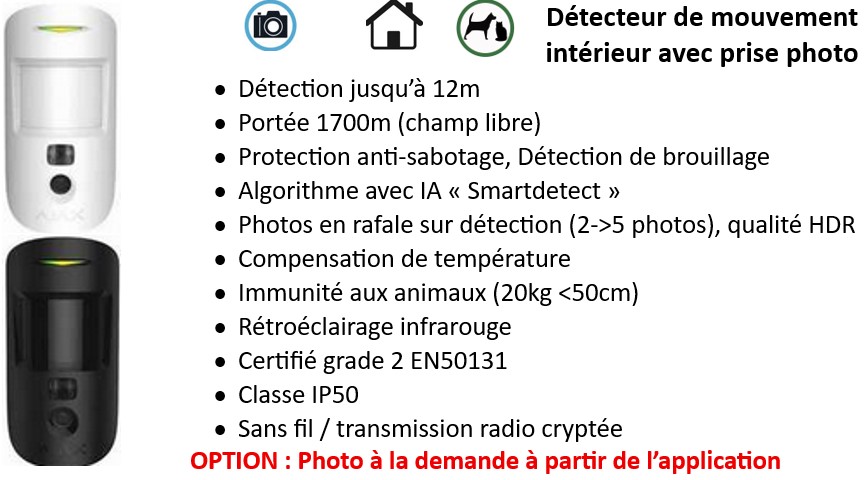device alarme et vidéosurveillance - 07 MotionCam indoor