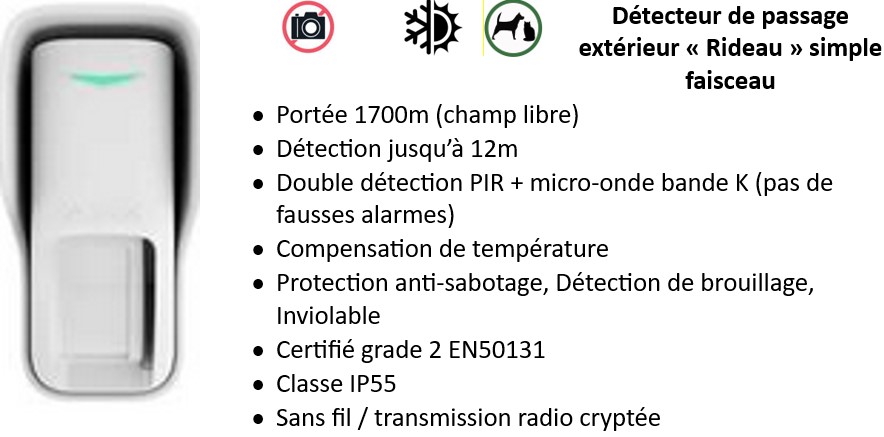 device alarme et vidéosurveillance - 11 outdoor curtain